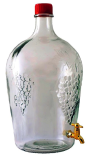 Бутылка стеклянная "Ровоам" 4,5л, 45-ВН-4500